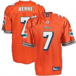 Chad Henne Miami Football Jersey - Miami #7 Football Jersey(Orange)