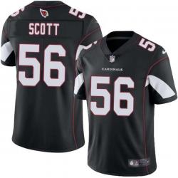 Black Carlos Scott Cardinals #56 Stitched American Football Jersey Custom Sewn-on Patches Mens Womens Youth
