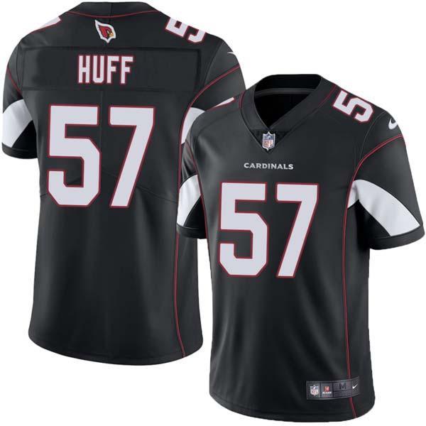 Black Orlando Huff Cardinals #57 Stitched American Football Jersey Custom Sewn-on Patches Mens Womens Youth