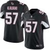 Black Kani Kauahi Cardinals #57 Stitched American Football Jersey Custom Sewn-on Patches Mens Womens Youth