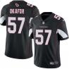 Black Alex Okafor Cardinals #57 Stitched American Football Jersey Custom Sewn-on Patches Mens Womens Youth