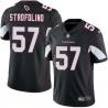 Black Mike Strofolino Cardinals #57 Stitched American Football Jersey Custom Sewn-on Patches Mens Womens Youth