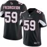 Black Rob Fredrickson Cardinals #59 Stitched American Football Jersey Custom Sewn-on Patches Mens Womens Youth