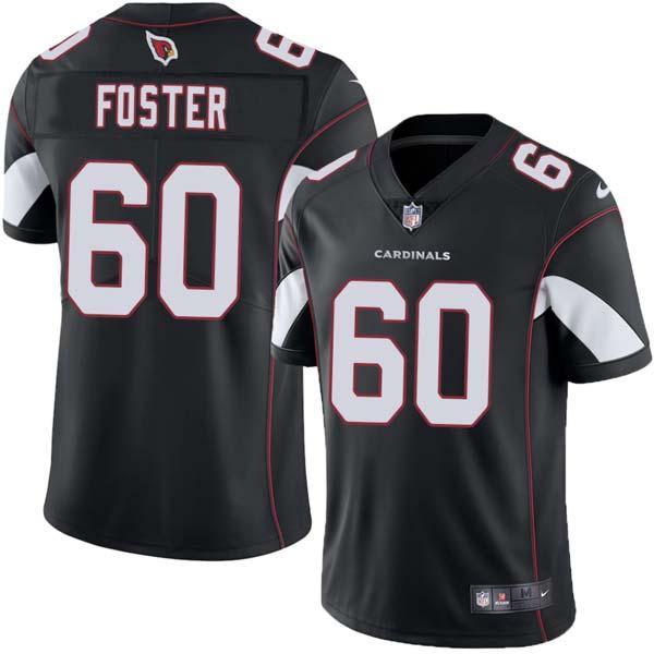 Black Ralph Foster Cardinals #60 Stitched American Football Jersey Custom Sewn-on Patches Mens Womens Youth
