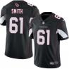 Black Lance Smith Cardinals #61 Stitched American Football Jersey Custom Sewn-on Patches Mens Womens Youth