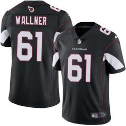 Black Fred Wallner Cardinals #61 Stitched American Football Jersey Custom Sewn-on Patches Mens Womens Youth