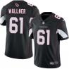 Black Fred Wallner Cardinals #61 Stitched American Football Jersey Custom Sewn-on Patches Mens Womens Youth