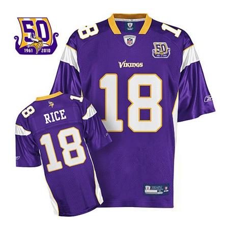 Sidney Rice Minnesota Football Jersey Minnesota #18 Football Jersey M/48