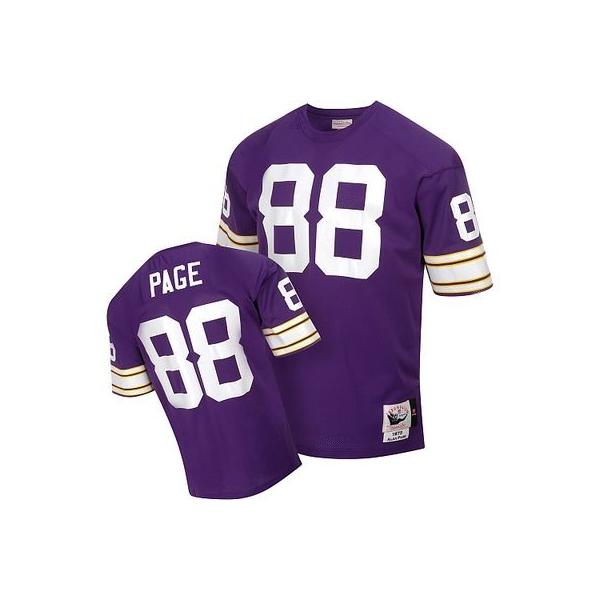 Alan Page Minnesota Football Jersey - Minnesota #88 Football Jersey(Purple Throwback)
