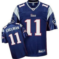 Julian Edelman New England Football Jersey - New England #11 Football Jersey(Blue)