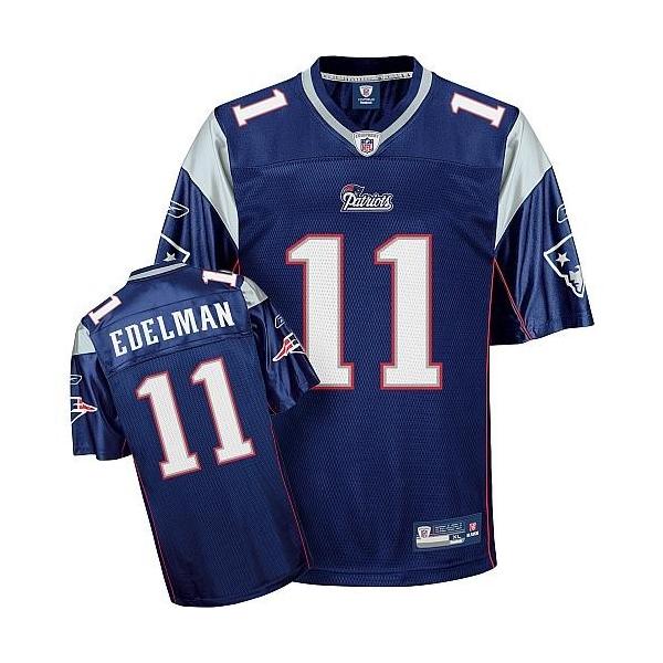 Julian Edelman New England Football Jersey - New England #11 Football Jersey(Blue)