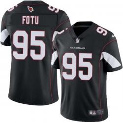 Black Leki Fotu Cardinals #95 Stitched American Football Jersey Custom Sewn-on Patches Mens Womens Youth