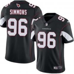 Black Clyde Simmons Cardinals #96 Stitched American Football Jersey Custom Sewn-on Patches Mens Womens Youth