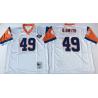 Dennis Smith Denver Football Jersey - Denver #49 Football Jersey(White Throwback)
