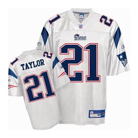 Fred Taylor New England Football Jersey - New England #21 Football Jersey(White)