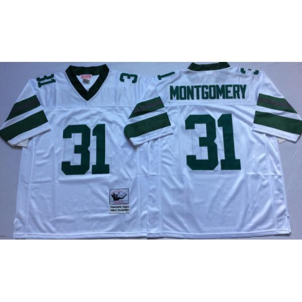 Wilbert Montgomery Philadelphia Football Jersey - Philadelphia #31 Football Jersey(White Throwback)