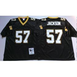 Rickey Jackson New Orleans Football Jersey - New Orleans #57 Football Jersey(Black Throwback)