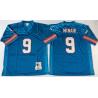 Steve McNair Oilers #9 Throwback Football Jersey with INAUGURAL SEASON 1997 Patch