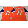 Karl Mecklenburg Denver Football Jersey - Denver #77 Football Jersey(Orange Throwback)