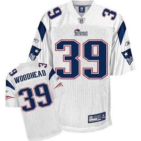 Danny Woodhead New England Football Jersey - New England #39 Football Jersey(White)