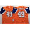 Dennis Smith Denver Football Jersey - Denver #49 Football Jersey(Orange Throwback)