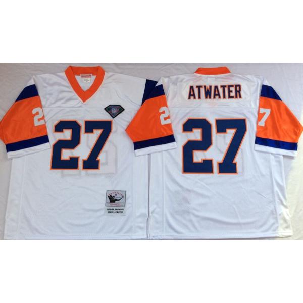 Steve Atwater Denver Football Jersey - Denver #27 Football Jersey(White Throwback)