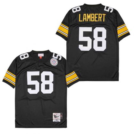 Jack Lambert Pittsburgh Football Jersey - Pittsburgh #58 Football Jersey (Black Throwback)