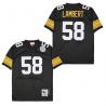 Jack Lambert Pittsburgh Football Jersey - Pittsburgh #58 Football Jersey (Black Throwback)