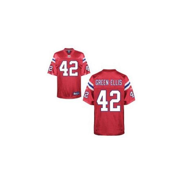 BenJarvus Green Ellis New England Football Jersey - New England #42 Football Jersey(Red)