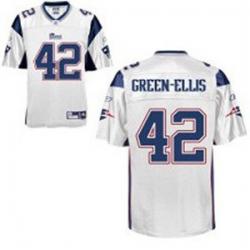 BenJarvus Green Ellis New England Football Jersey - New England #42 Football Jersey(White)