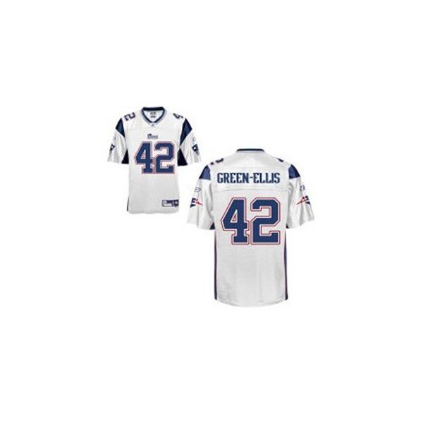 BenJarvus Green Ellis New England Football Jersey - New England #42 Football Jersey(White)