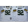 Reggie White Green Bay Football Jersey - Green Bay #92 Football Jersey(White Throwback 75th)