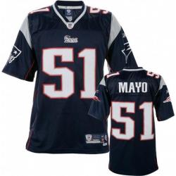 Jerod Mayo New England Football Jersey - New England #51 Football Jersey(Blue)