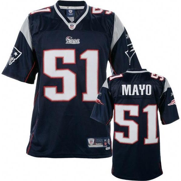 Jerod Mayo New England Football Jersey - New England #51 Football Jersey(Blue)