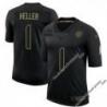 Black Warren Heller Steelers #1 Stitched Salute to Service Football Jersey Mens Womens Youth
