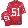 Jerod Mayo New England Football Jersey - New England #51 Football Jersey(Red 50th)