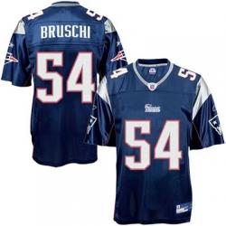 Tedy Bruschi New England Football Jersey - New England #54 Football Jersey(Blue)