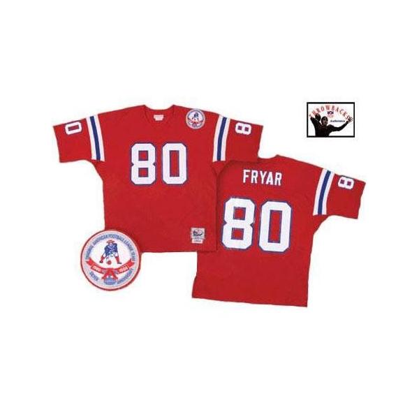 Irving Fryar New England Football Jersey - New England #80 Football Jersey(Red Throwback)