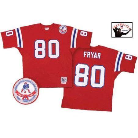 Irving Fryar New England Football Jersey - New England #80 Football Jersey(Red Throwback)