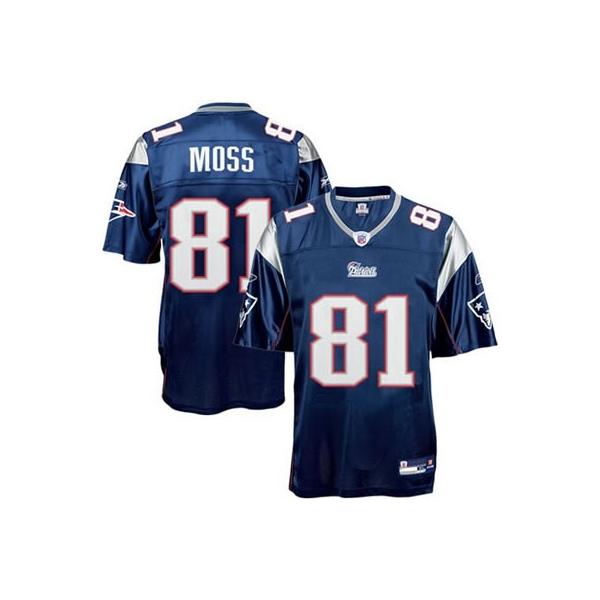 Randy Moss New England Football Jersey - New England #81 Football Jersey(Blue)
