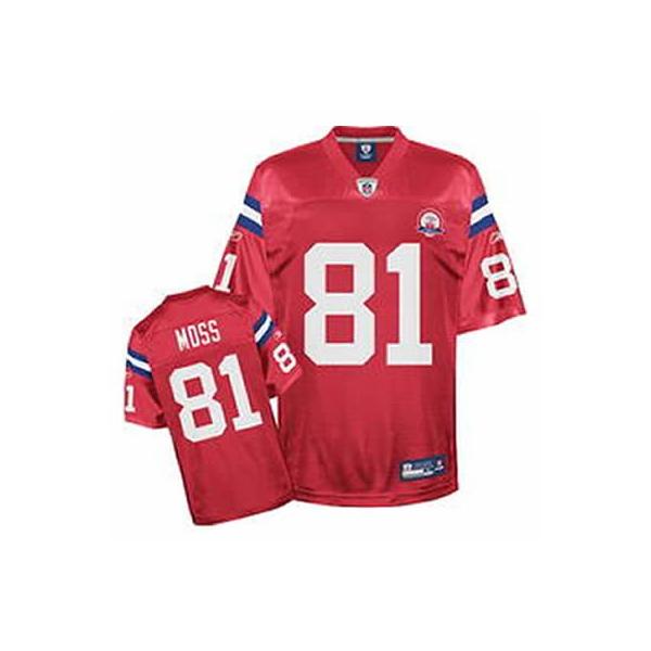 Randy Moss New England Football Jersey - New England #81 Football Jersey(Red)