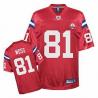Randy Moss New England Football Jersey - New England #81 Football Jersey(Red)