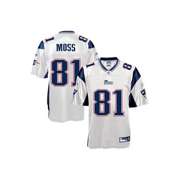 Randy Moss New England Football Jersey - New England #81 Football Jersey(White)