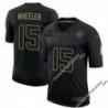 Black Ernie Wheeler Steelers #15 Stitched Salute to Service Football Jersey Mens Womens Youth