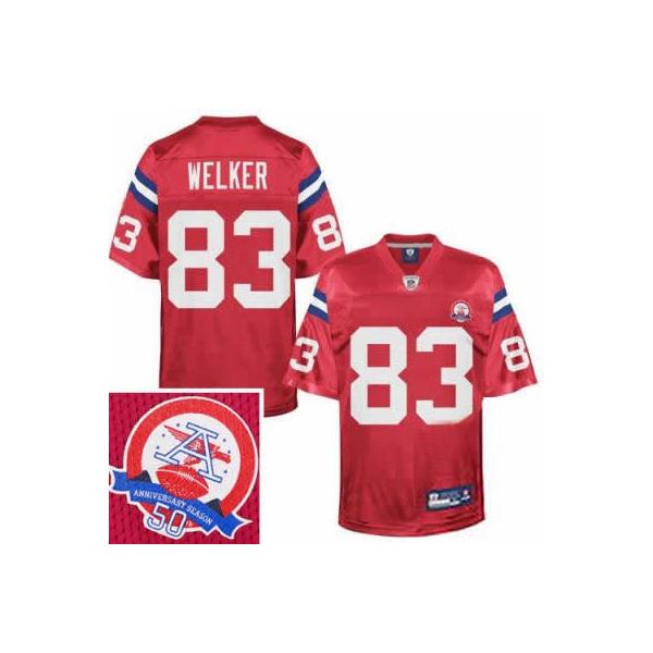 Wes Welker New England Football Jersey - New England #83 Football Jersey(Red)