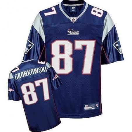 Rob Gronkowski New England Football Jersey - New England #87 Football Jersey(Blue)