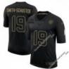 Black JuJu Smith-Schuster Steelers #19 Stitched Salute to Service Football Jersey Mens Womens Youth