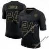 Black Sam Cooper Steelers #24 Stitched Salute to Service Football Jersey Mens Womens Youth