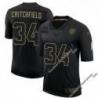 Black Larry Critchfield Steelers #34 Stitched Salute to Service Football Jersey Mens Womens Youth