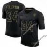 Black Ed Fullerton Steelers #34 Stitched Salute to Service Football Jersey Mens Womens Youth